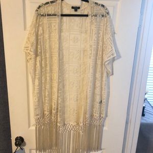 Torrid Open Kimono/Wrap with Fringe 1x/2x